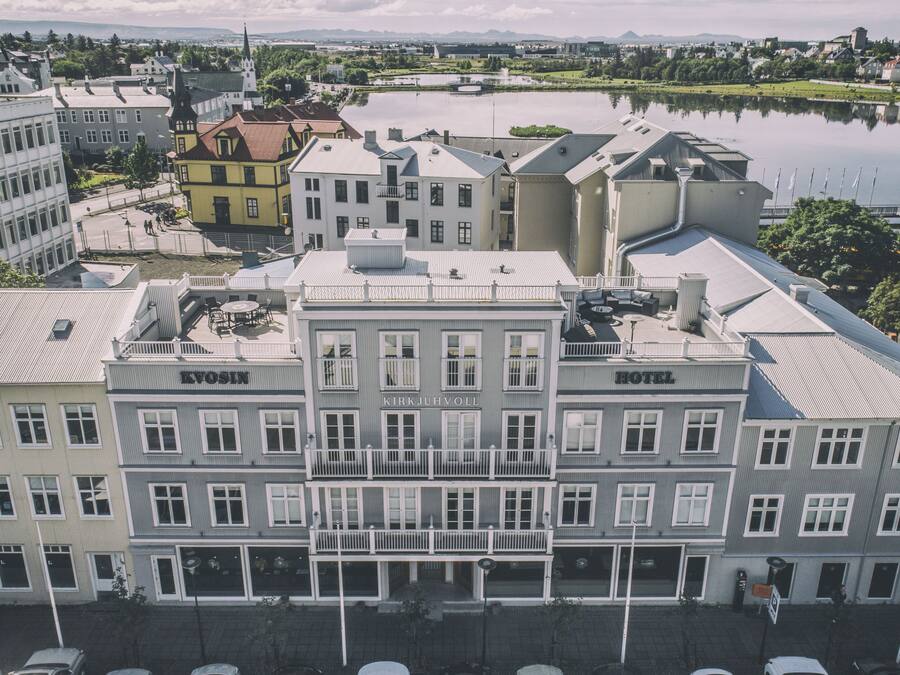 Voorkant van accommodatie