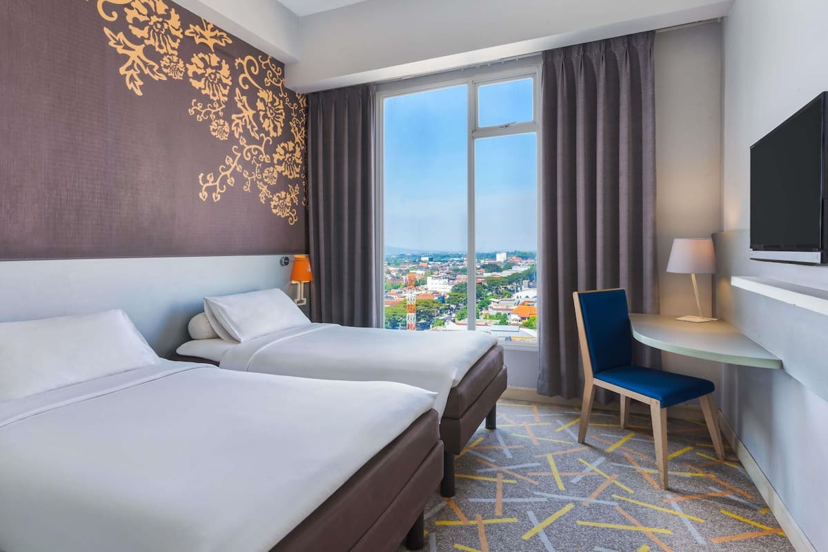 Ropa de cama de alta calidad y minibar