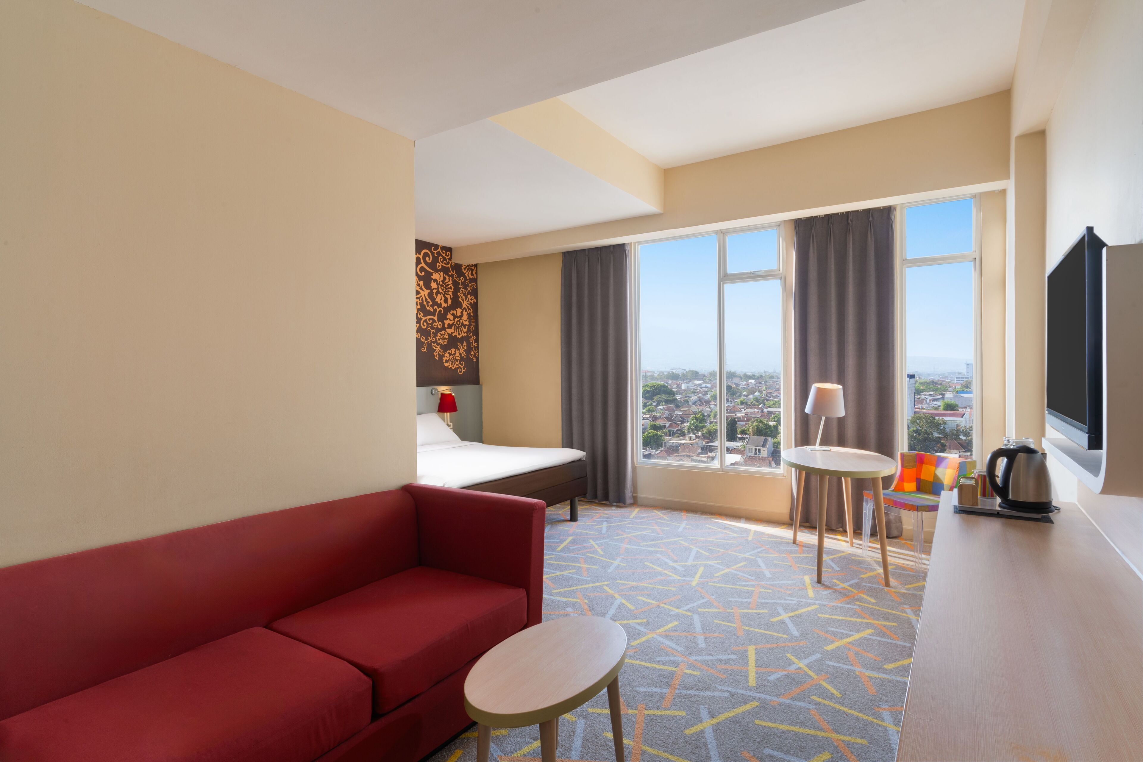 Chambre Deluxe, 1 très grand lit | Literie de qualité supérieure, minibar, coffres-forts dans les chambres