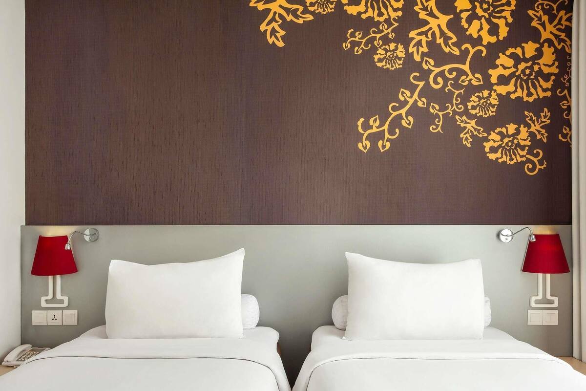 Ropa de cama de alta calidad y minibar