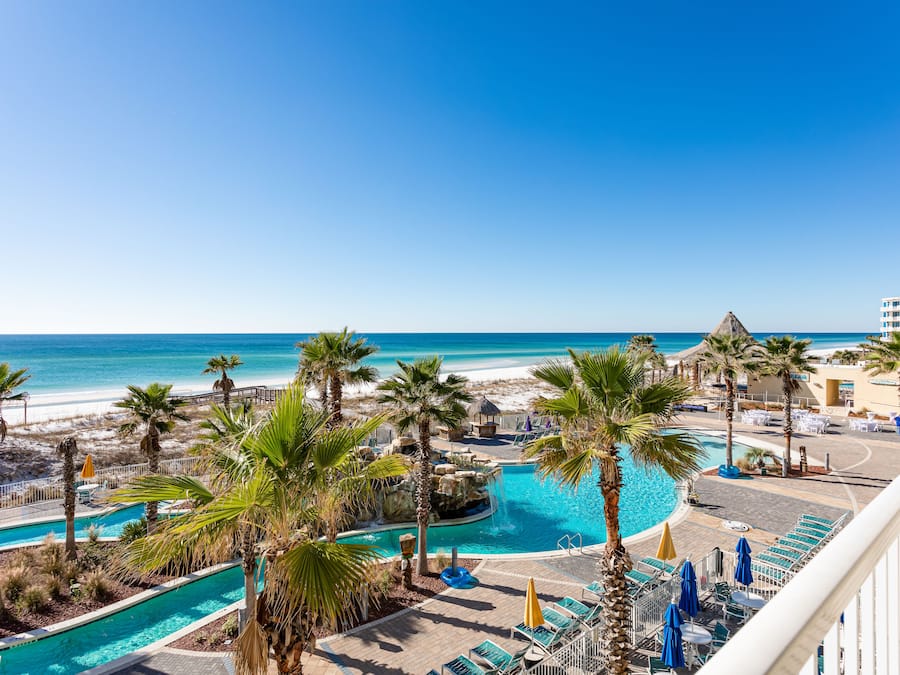 Chambre Standard, 2 grands lits, vue ocĂ©an | Vue sur la plage/lâocĂ©an