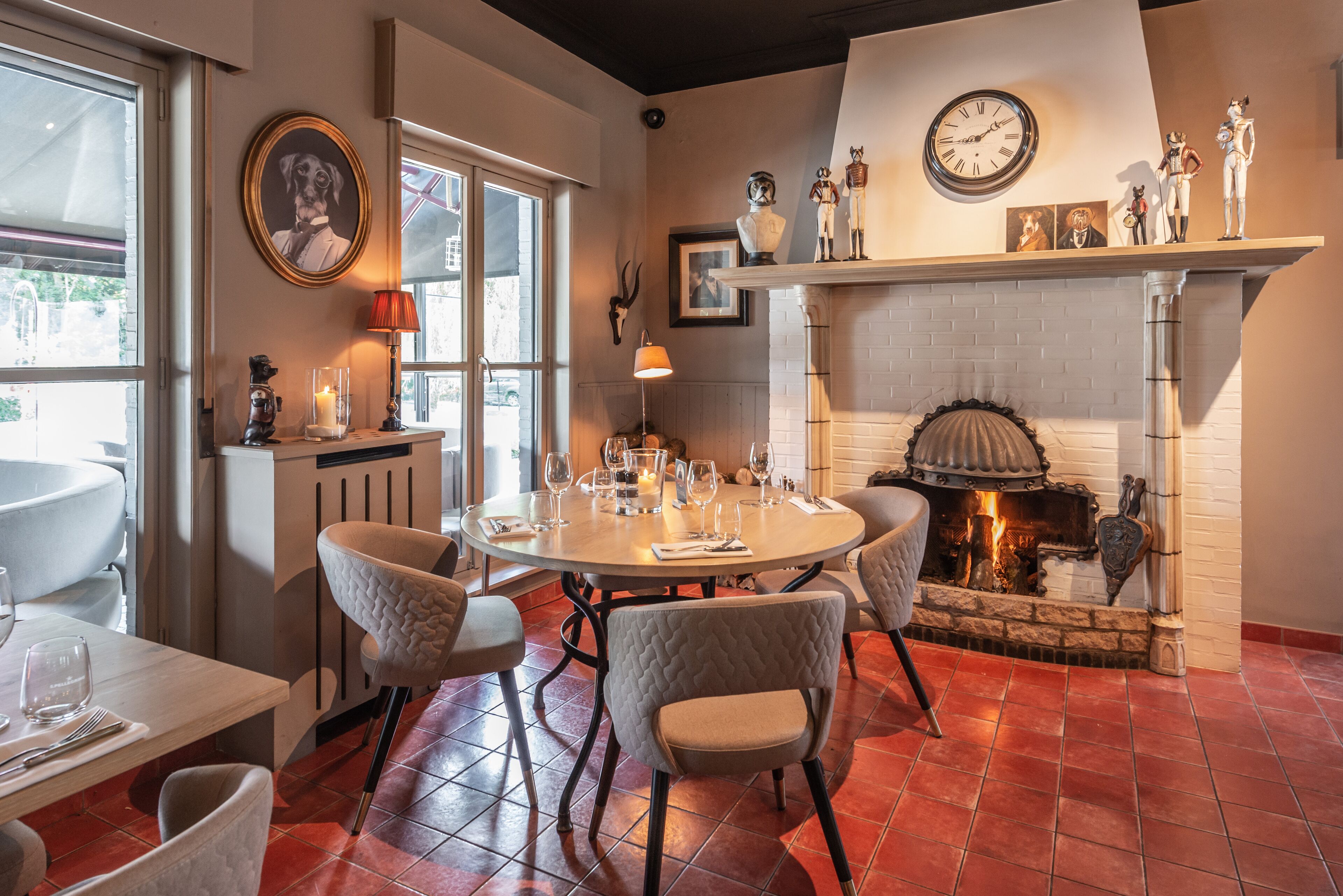 breakfast, dinner served; belgian cuisine, garden views