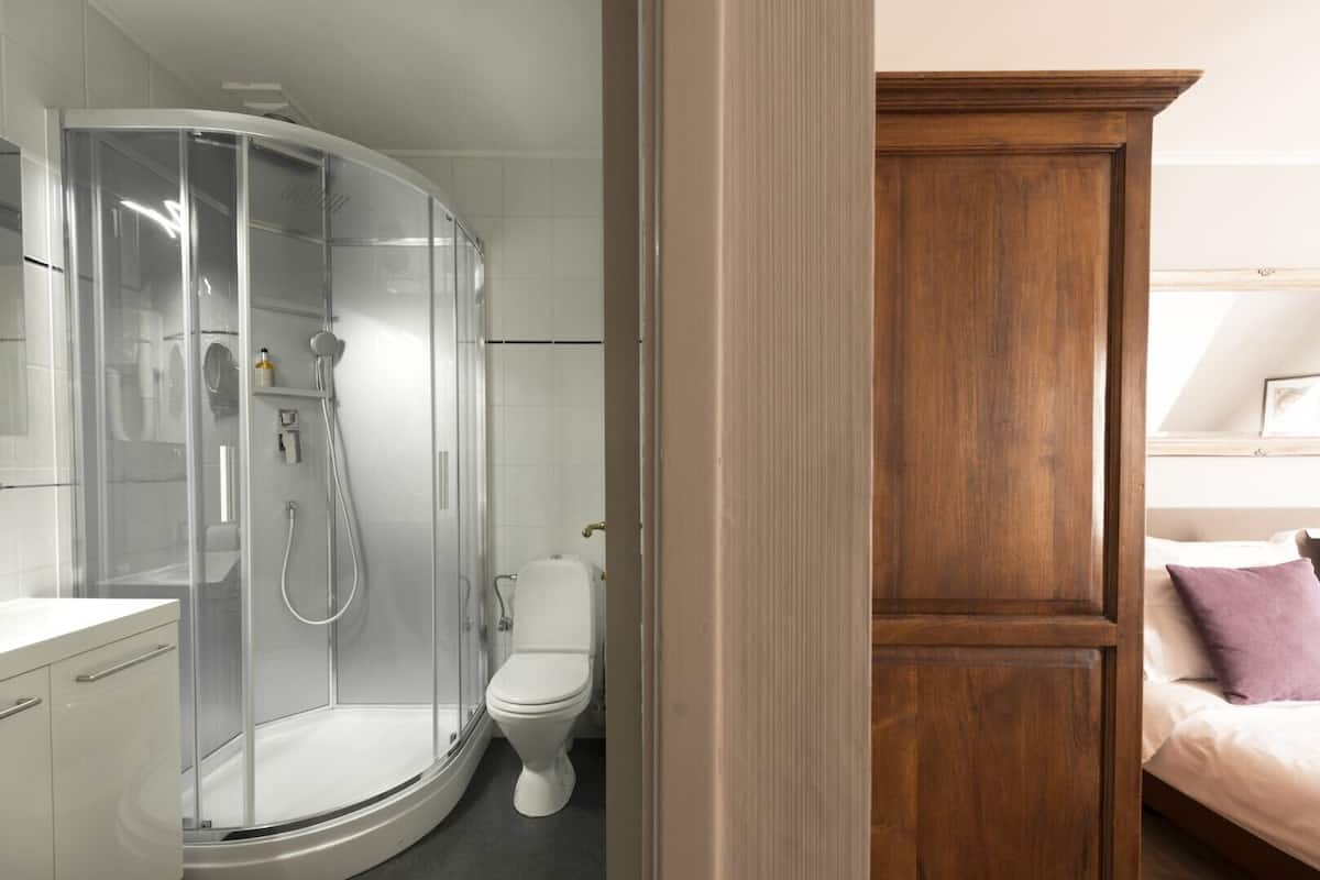 standard double room | bathroom | free toiletries, hair dryer