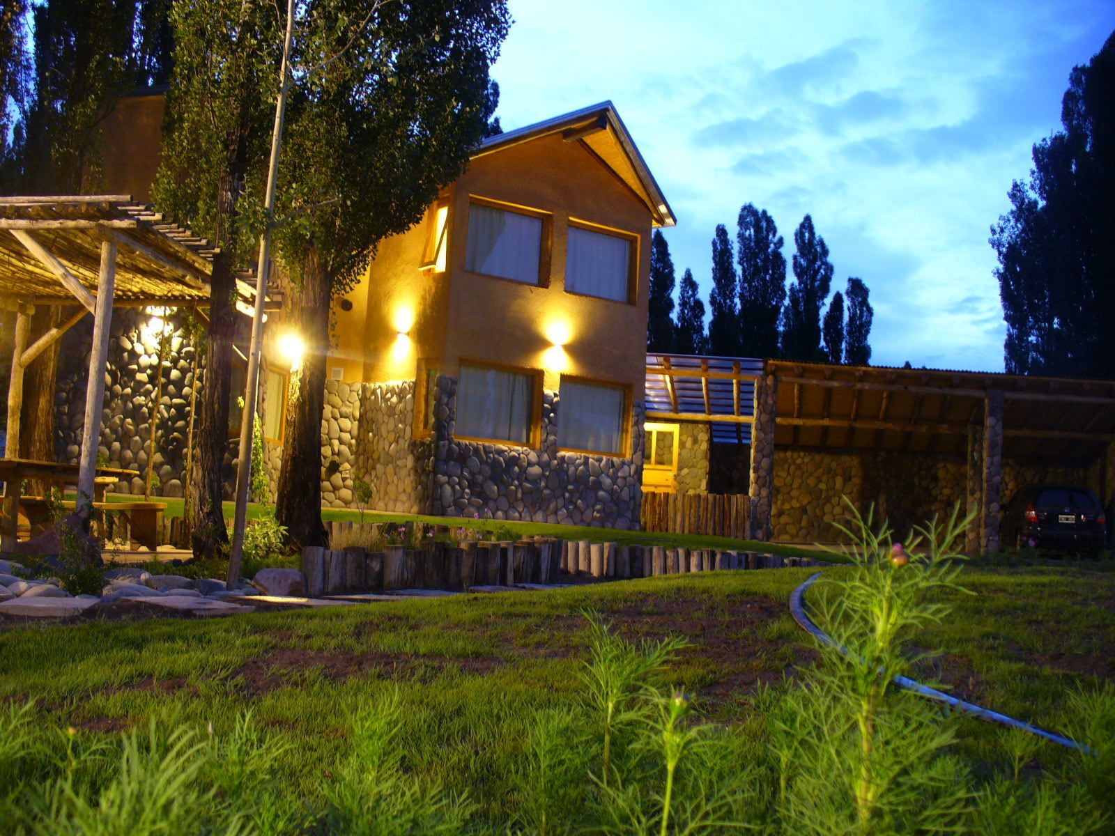 Front of property - evening/night