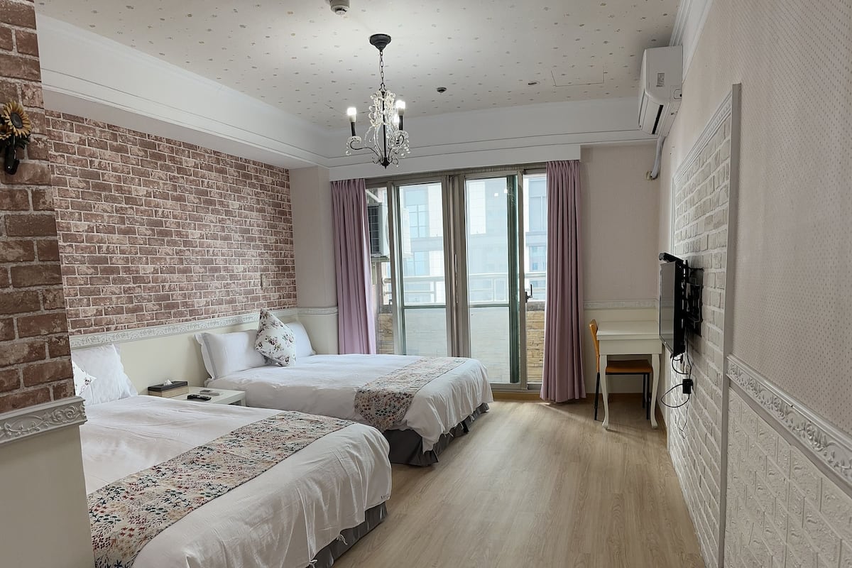 Standard Quadruple Room, 2 Double Beds | 1 bedroom, down comforters, individually decorated