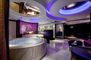 In-room safe, desk, blackout drapes, iron/ironing board