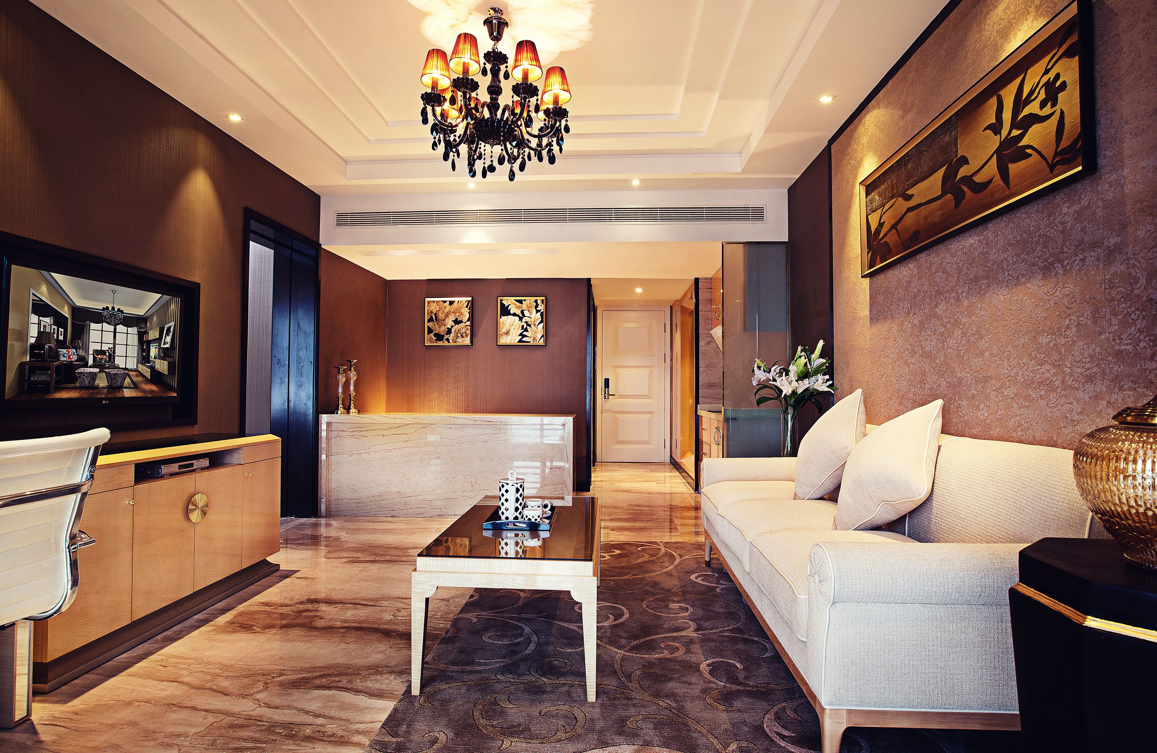 business suite | living area | lcd tv