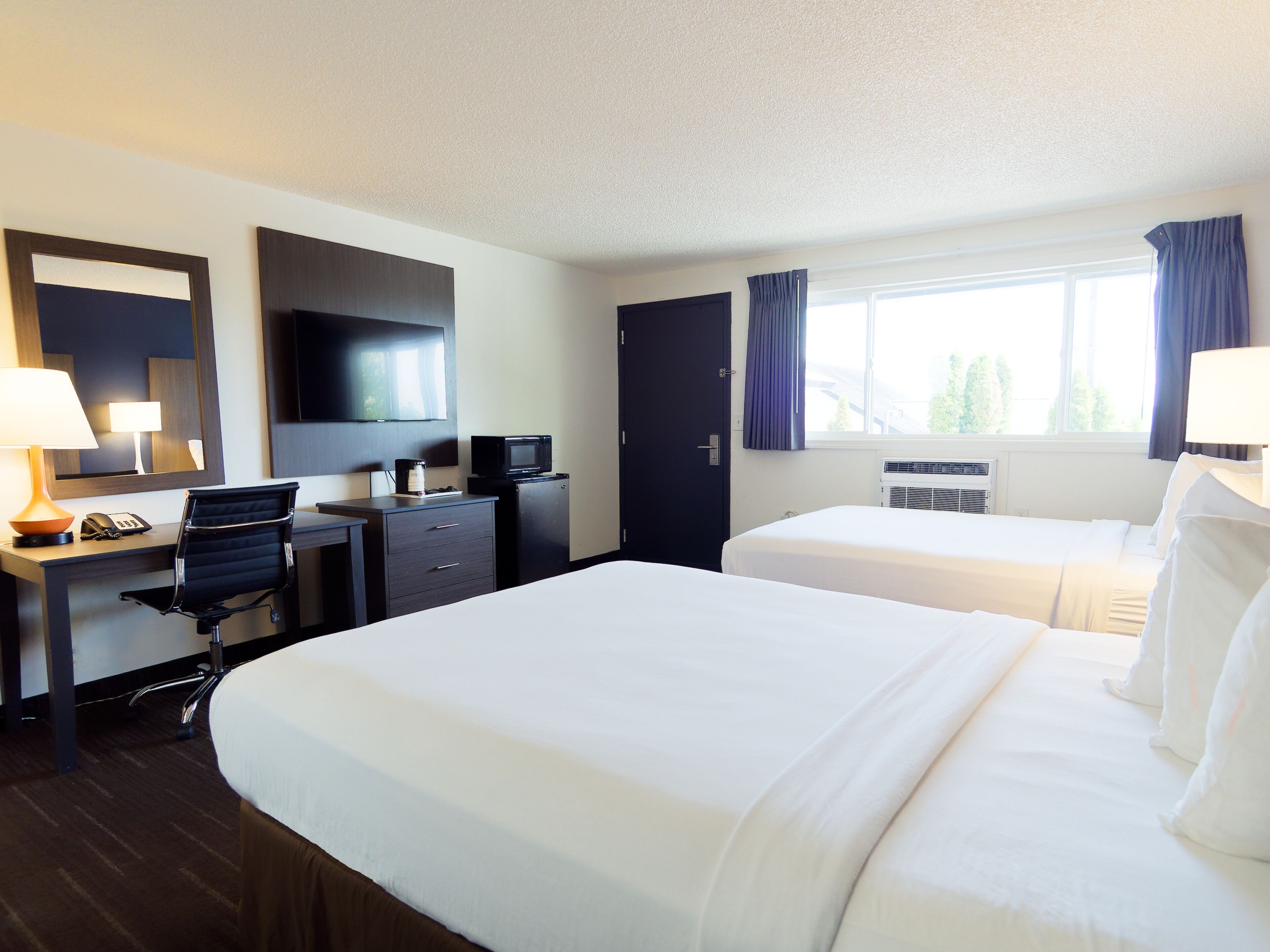 Standard Double Room, 2 Queen Beds | Desk, laptop workspace, free WiFi, bed sheets