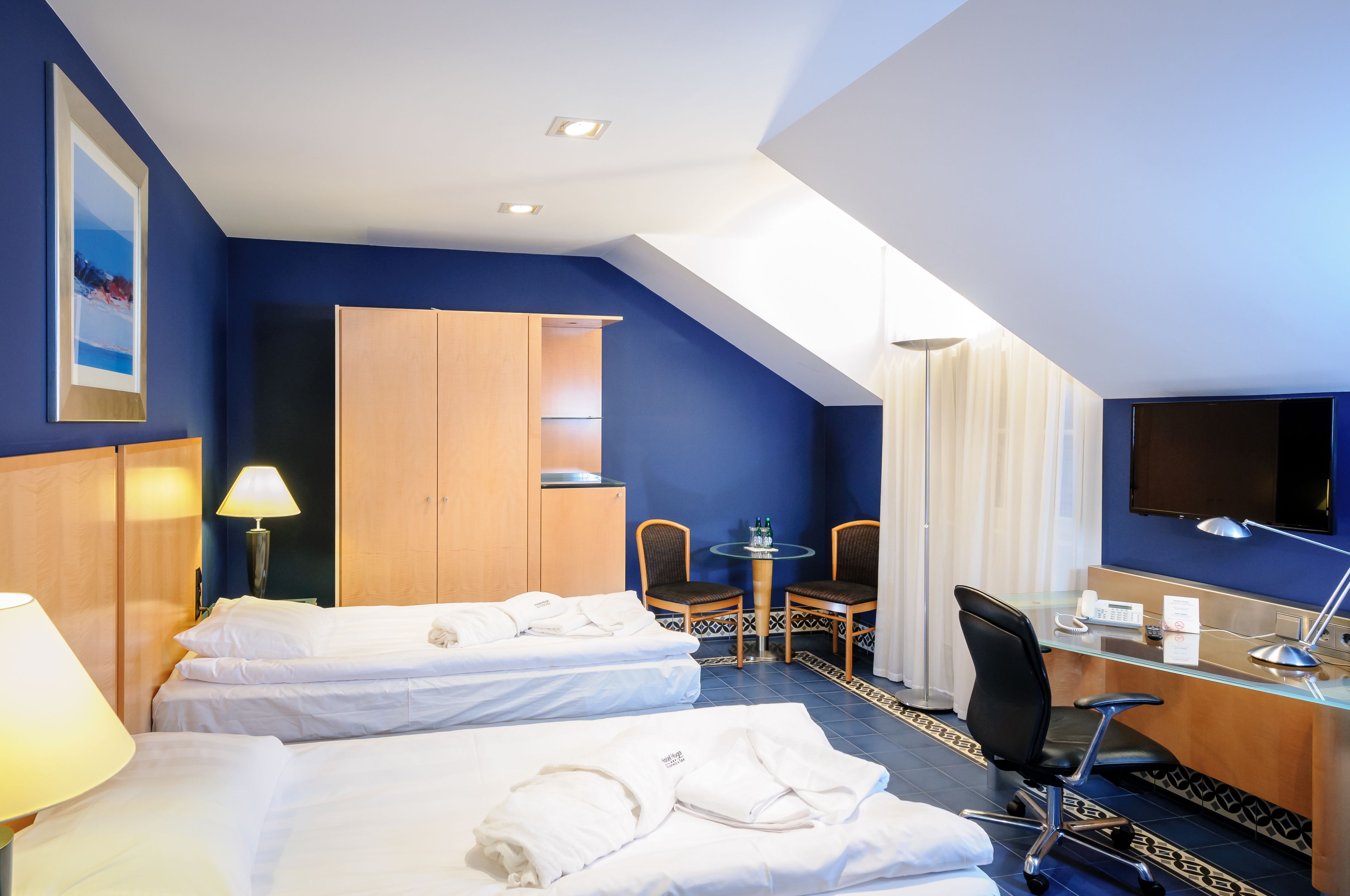 desk, iron/ironing board, free wifi, bed sheets