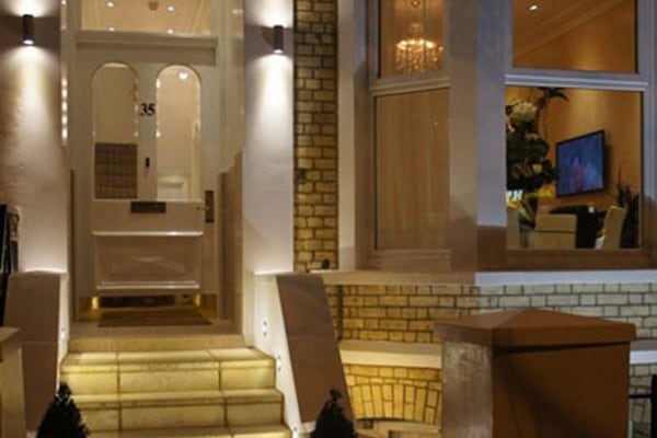 Front of property - evening/night