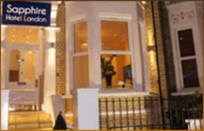 Front of property - evening/night - Sapphire Hotel (London)