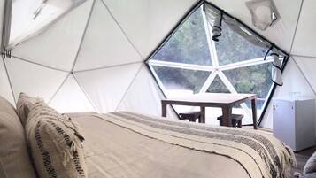 Superior Tent | Premium bedding, down comforters, minibar, individually decorated