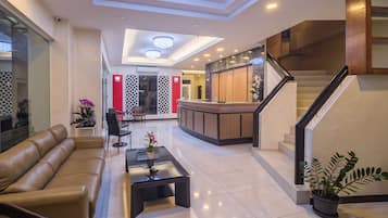 Sala de estar en el lobby