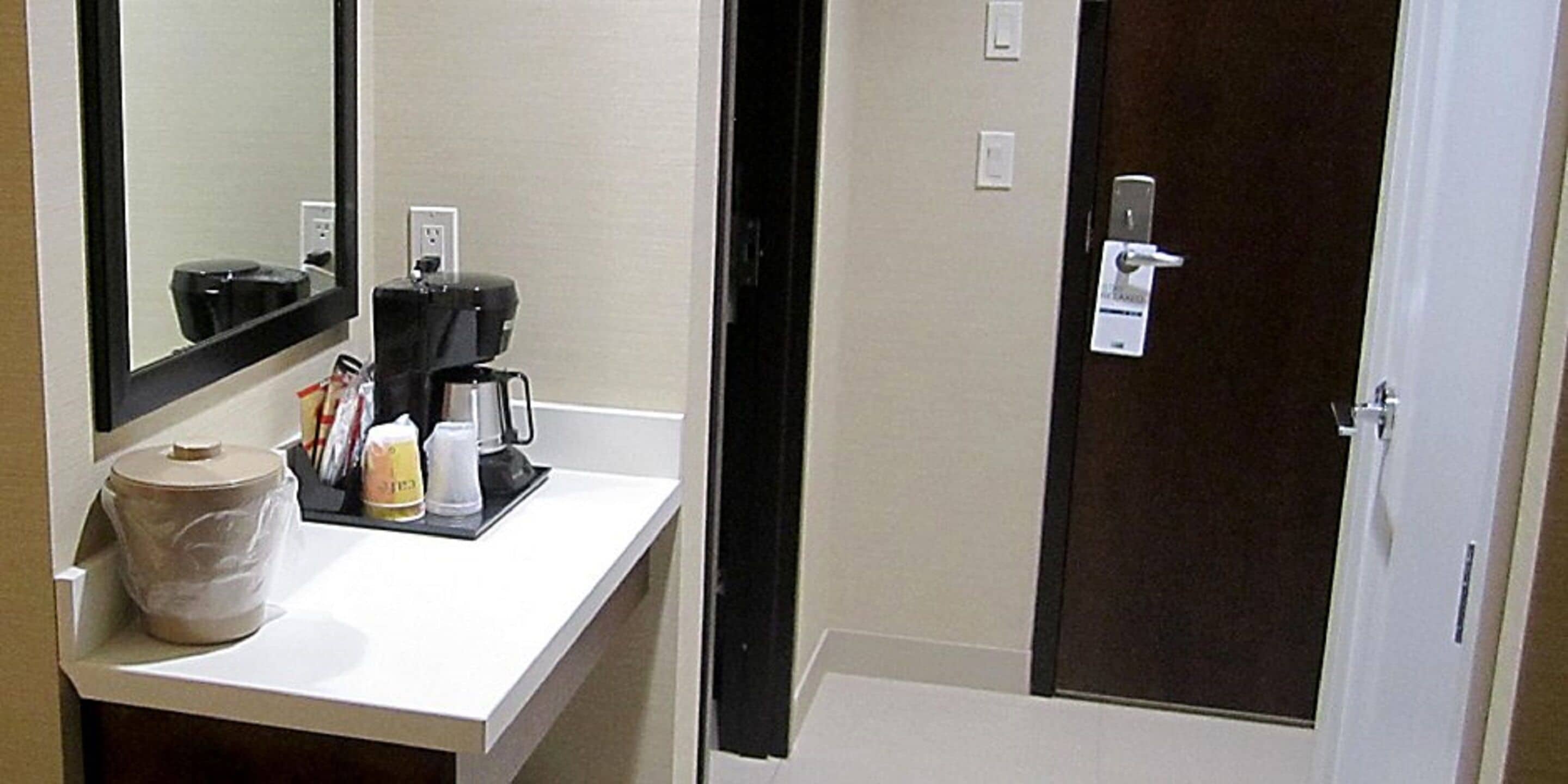 standard room, 2 queen beds, accessible (communications) | in-room safe, desk, soundproofing, iron/ironing board