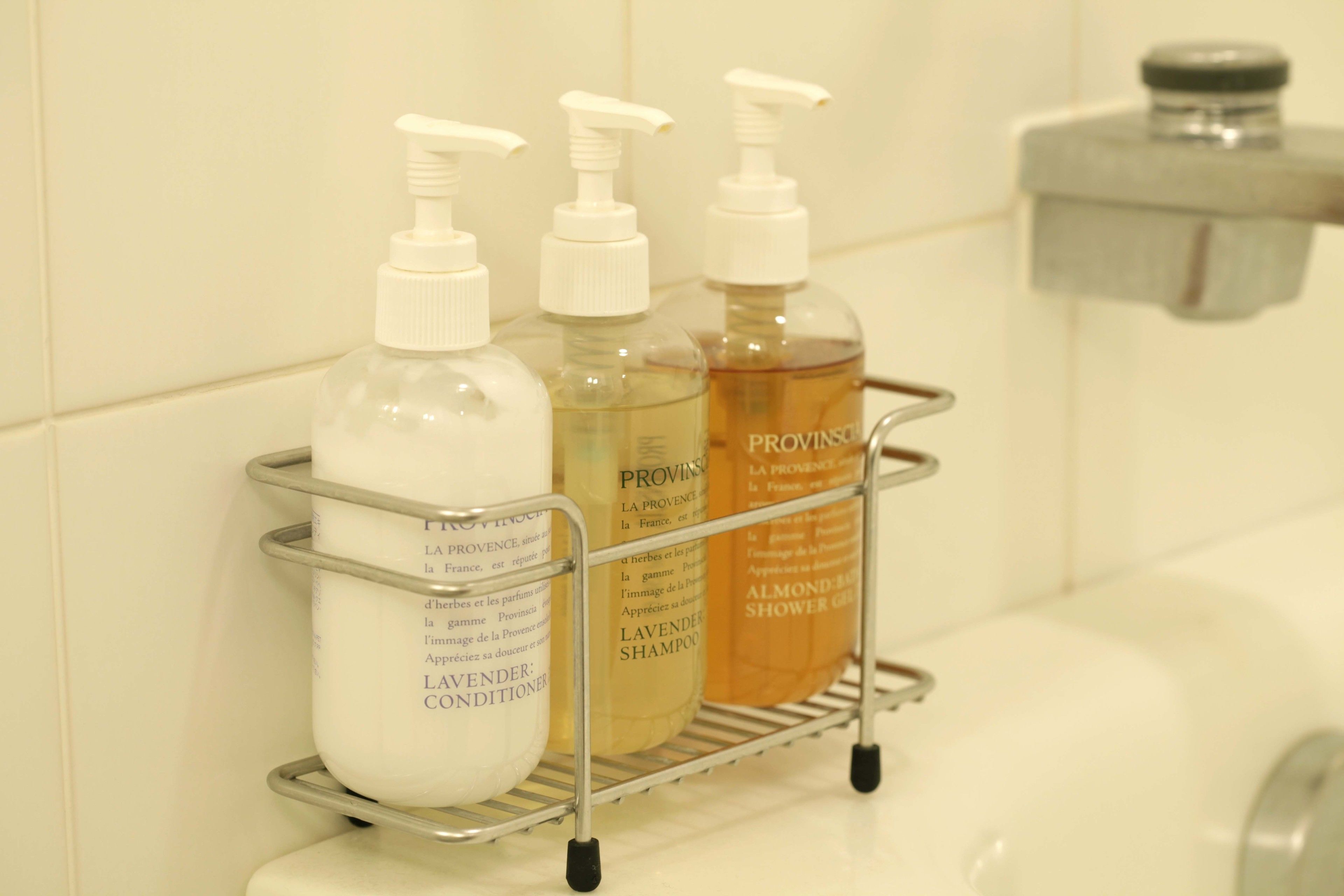 shower, free toiletries, hair dryer, slippers