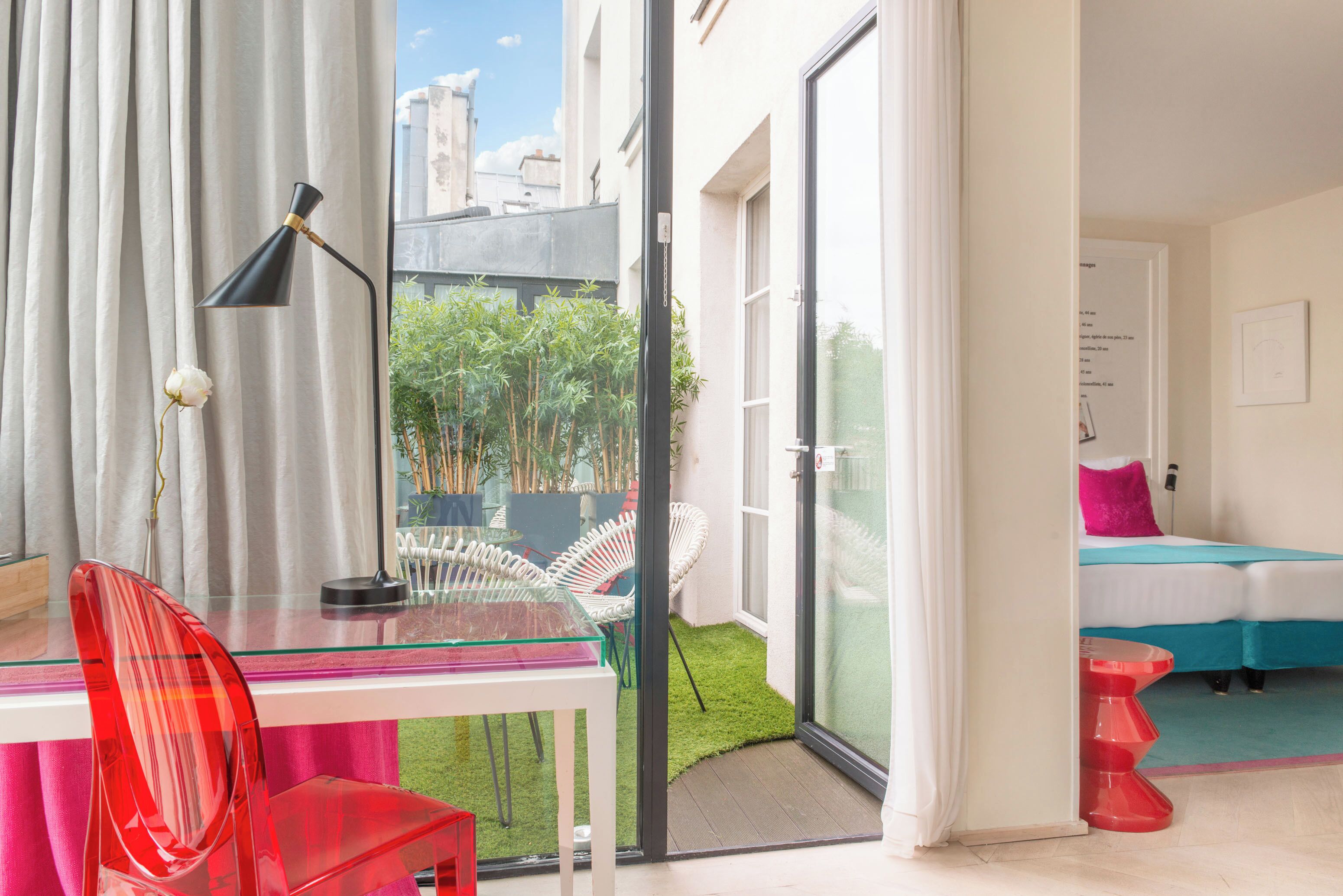 Værelse med 2 enkeltsenge | Balkon