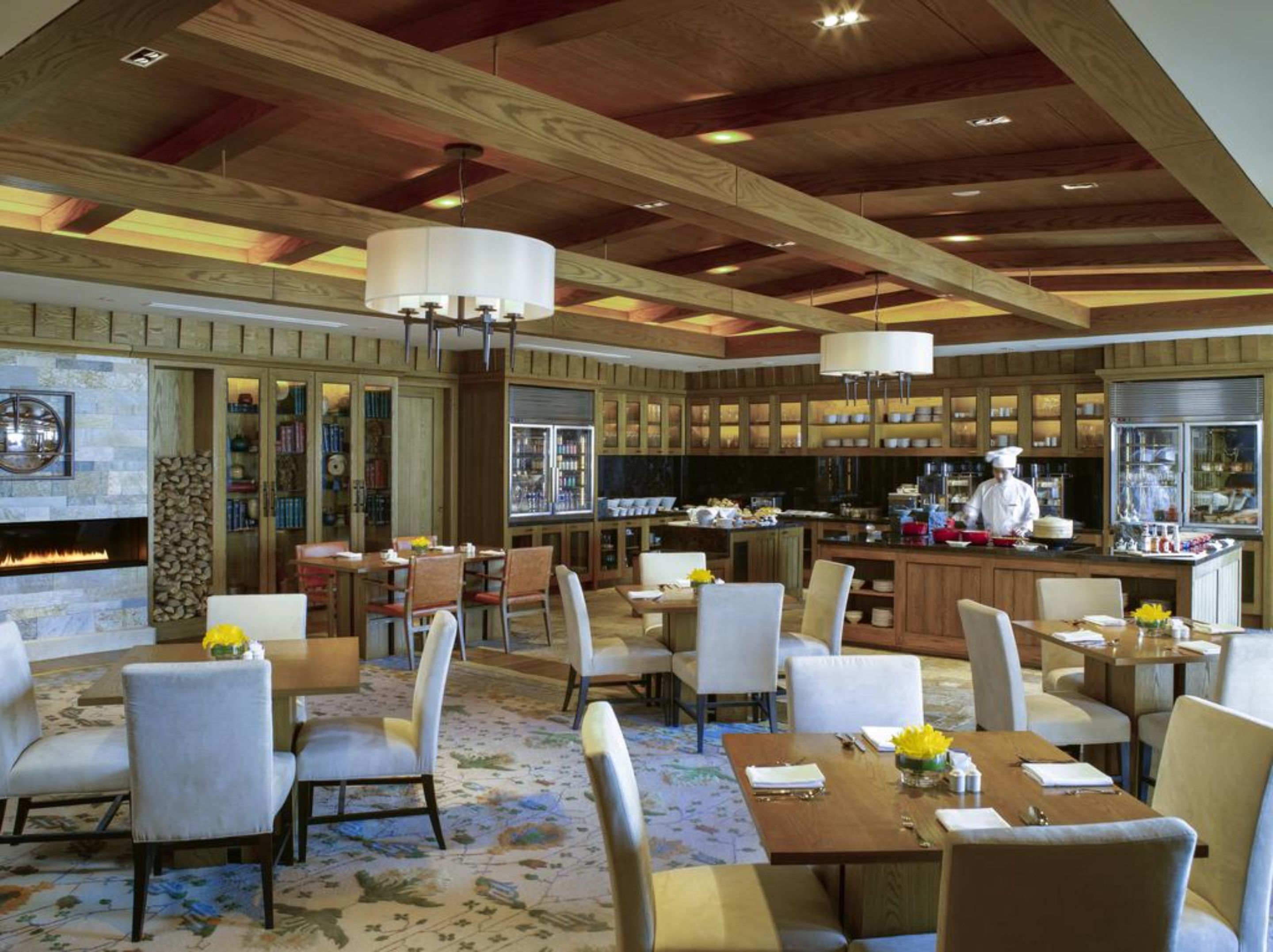 Se ofrece un desayuno bufé (188 CNY por persona)