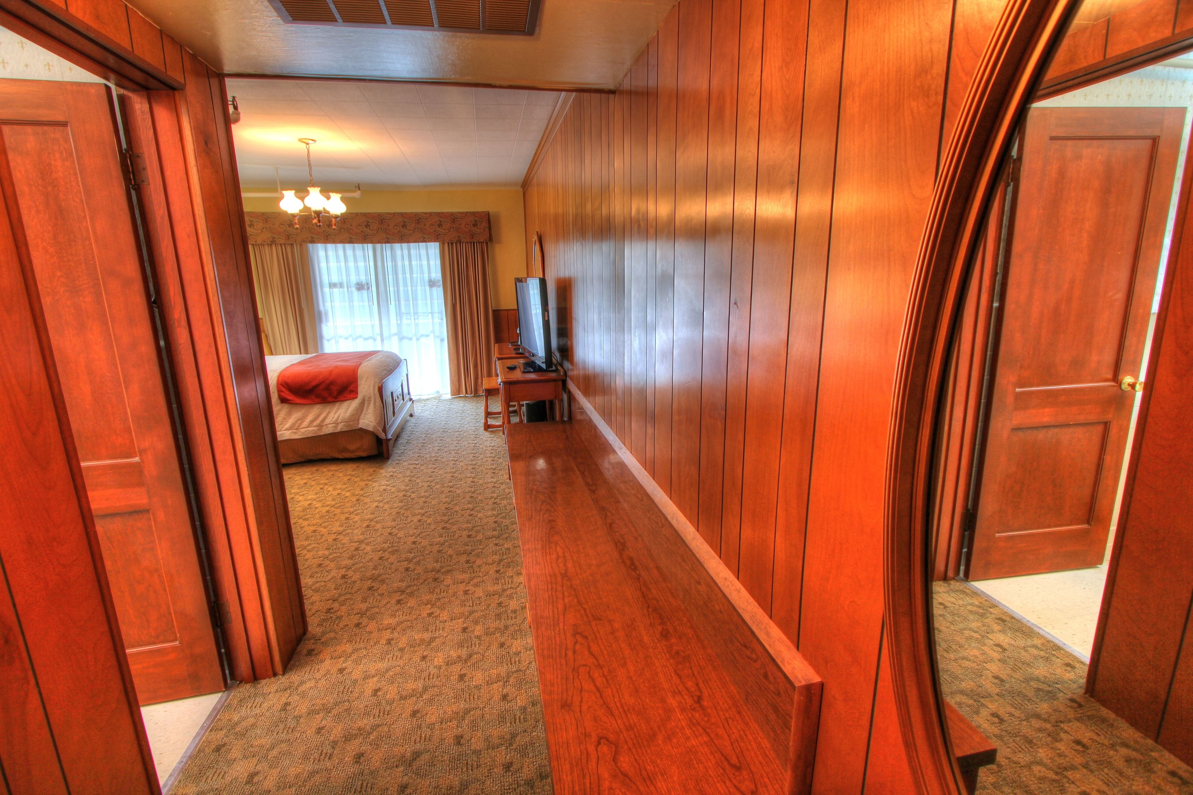 premium bedding, desk, iron/ironing board, free cots/infant beds