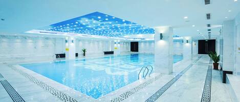 Indoor pool, outdoor pool
