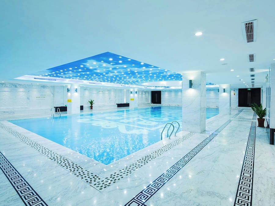 Indoor pool, outdoor pool