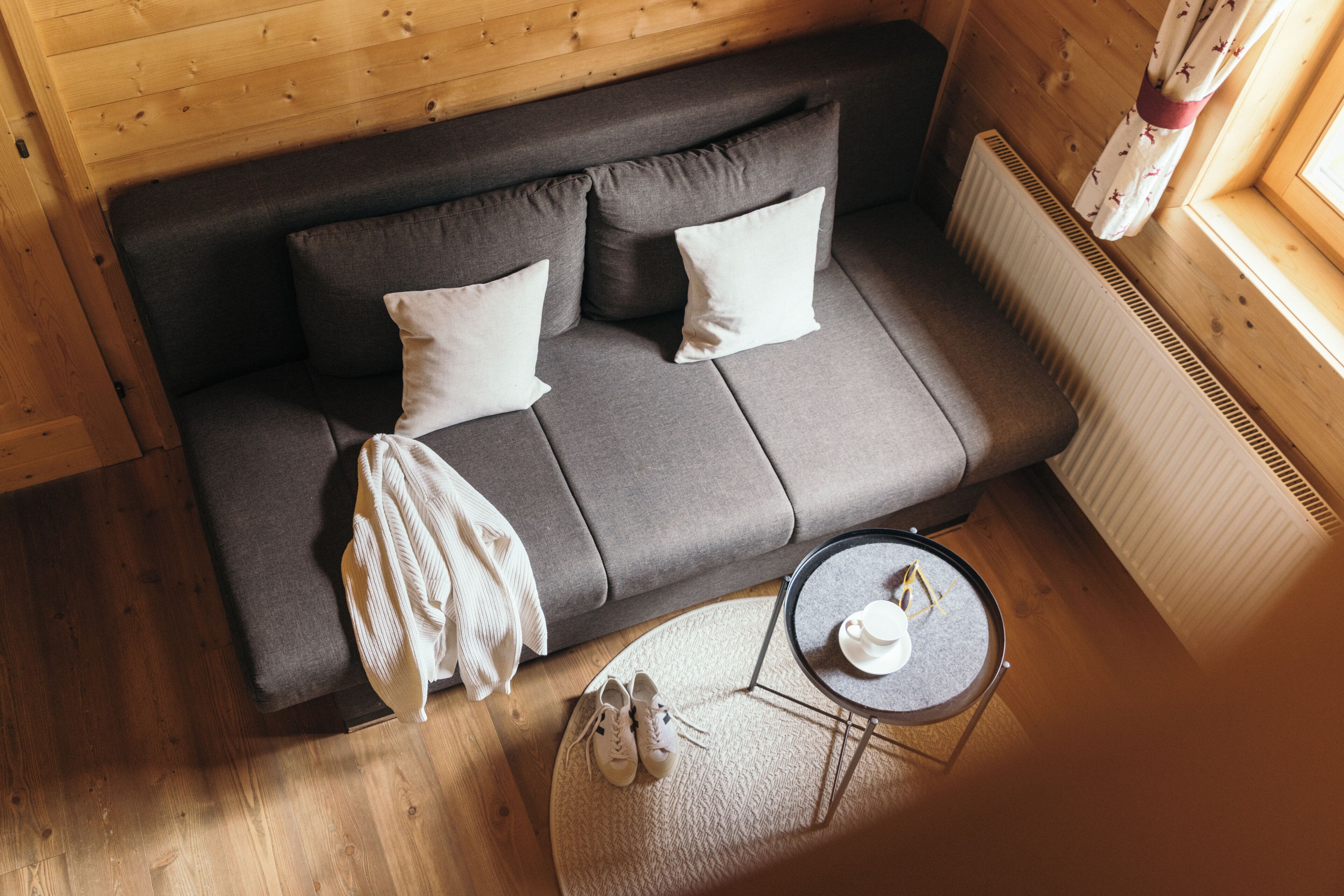 cottage, terrace, mountain view (tiroler-hütte seinerzeit) | living area | flat-screen tv, ping pong, heated floors