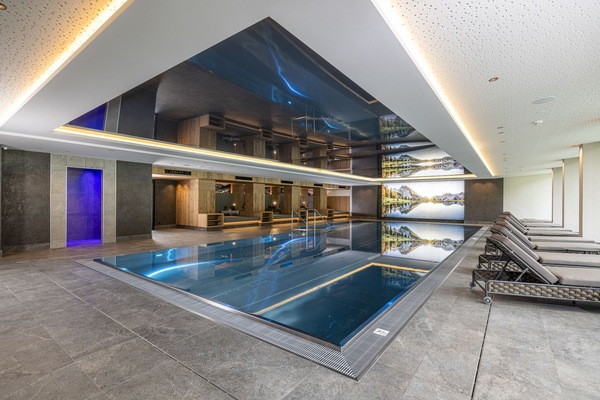 Indoor pool, seasonal outdoor pool