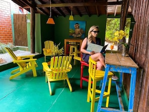 Poolside bar
