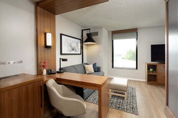 Standard Room, 1 King Bed | Living area | 42-inch LCD TV with cable channels, TV at Hyatt Place Bayamon