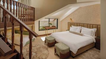 Familien-Suite | Hochwertige Bettwaren, Minibar, Zimmersafe, Schreibtisch