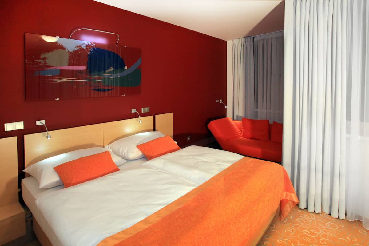In-room safe, desk, iron/ironing board, rollaway beds
