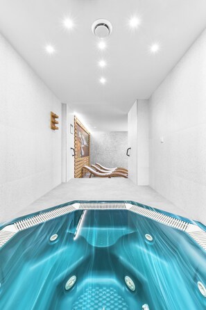 Bañera de hidromasaje interior