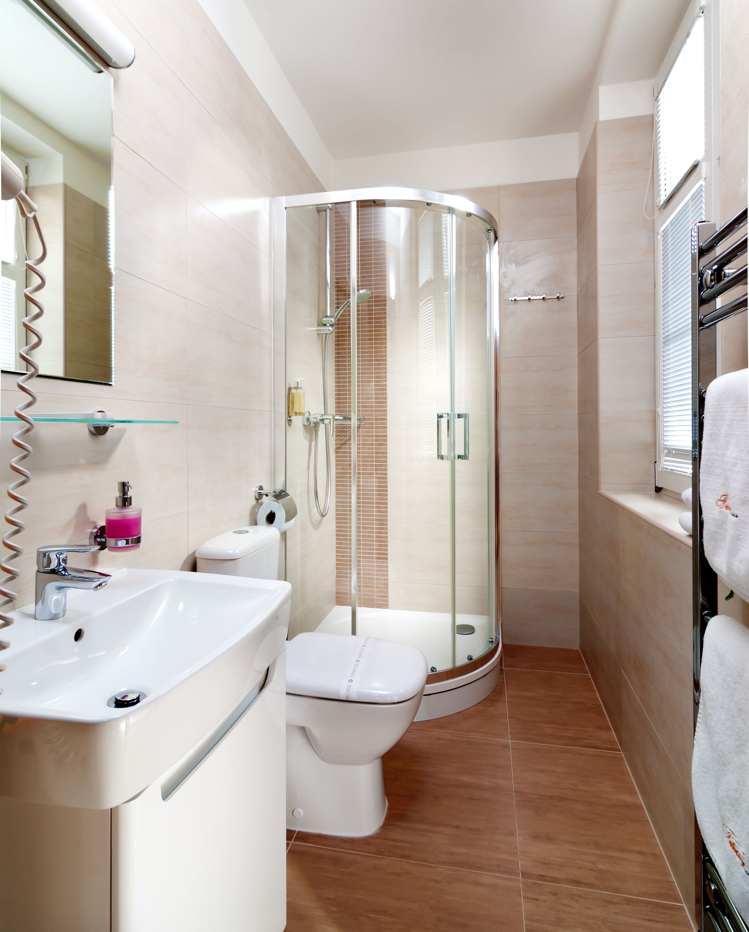 superior double room, 1 king bed | bathroom | free toiletries, hair dryer, towels, soap