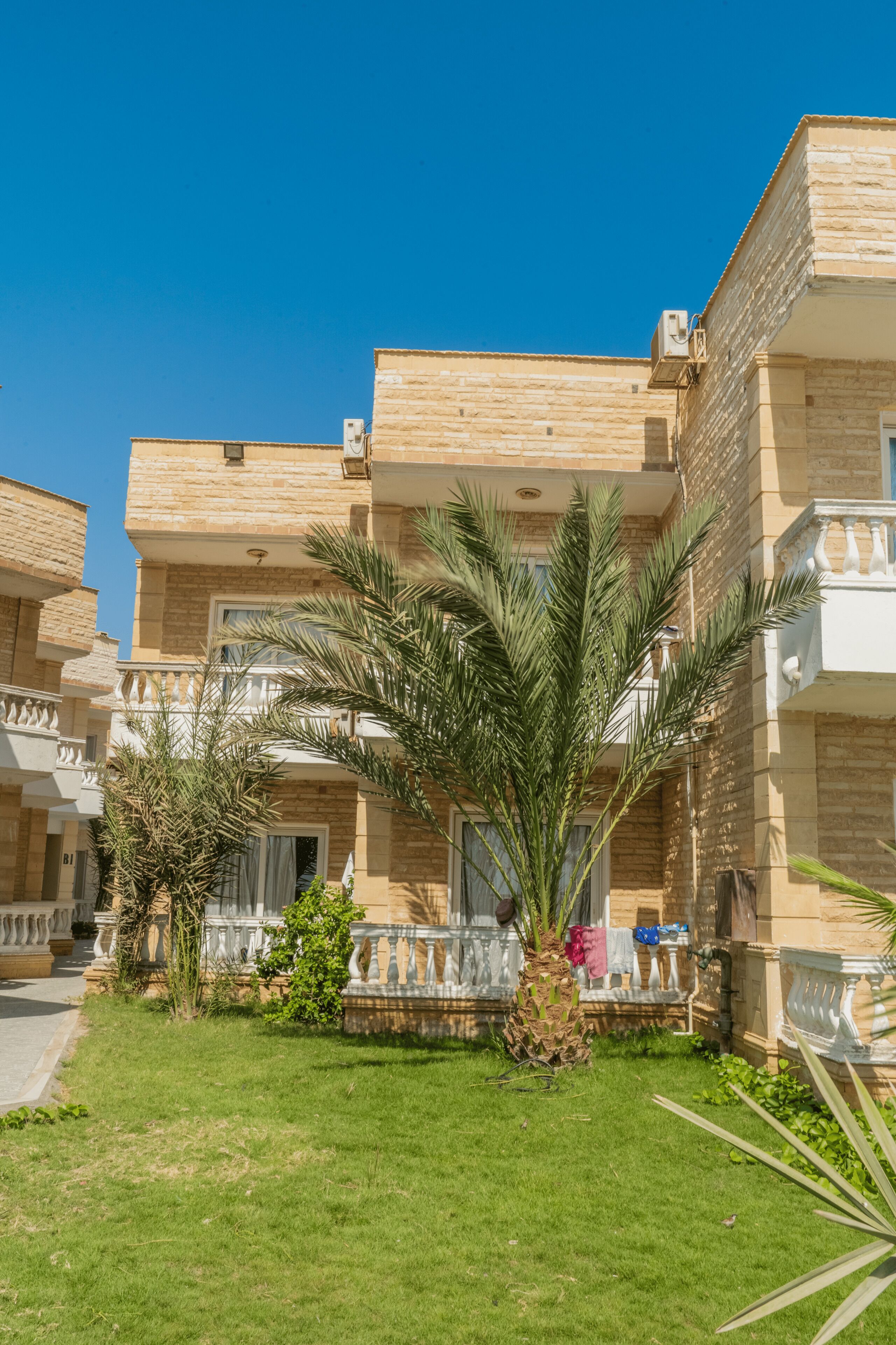 Overnatningsstedets facade