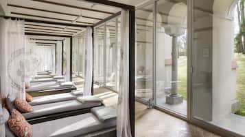 Sauna, hot tub, Turkish bath, facials