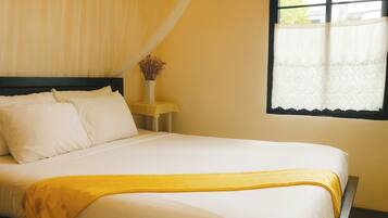 Ropa de cama de alta calidad y minibar