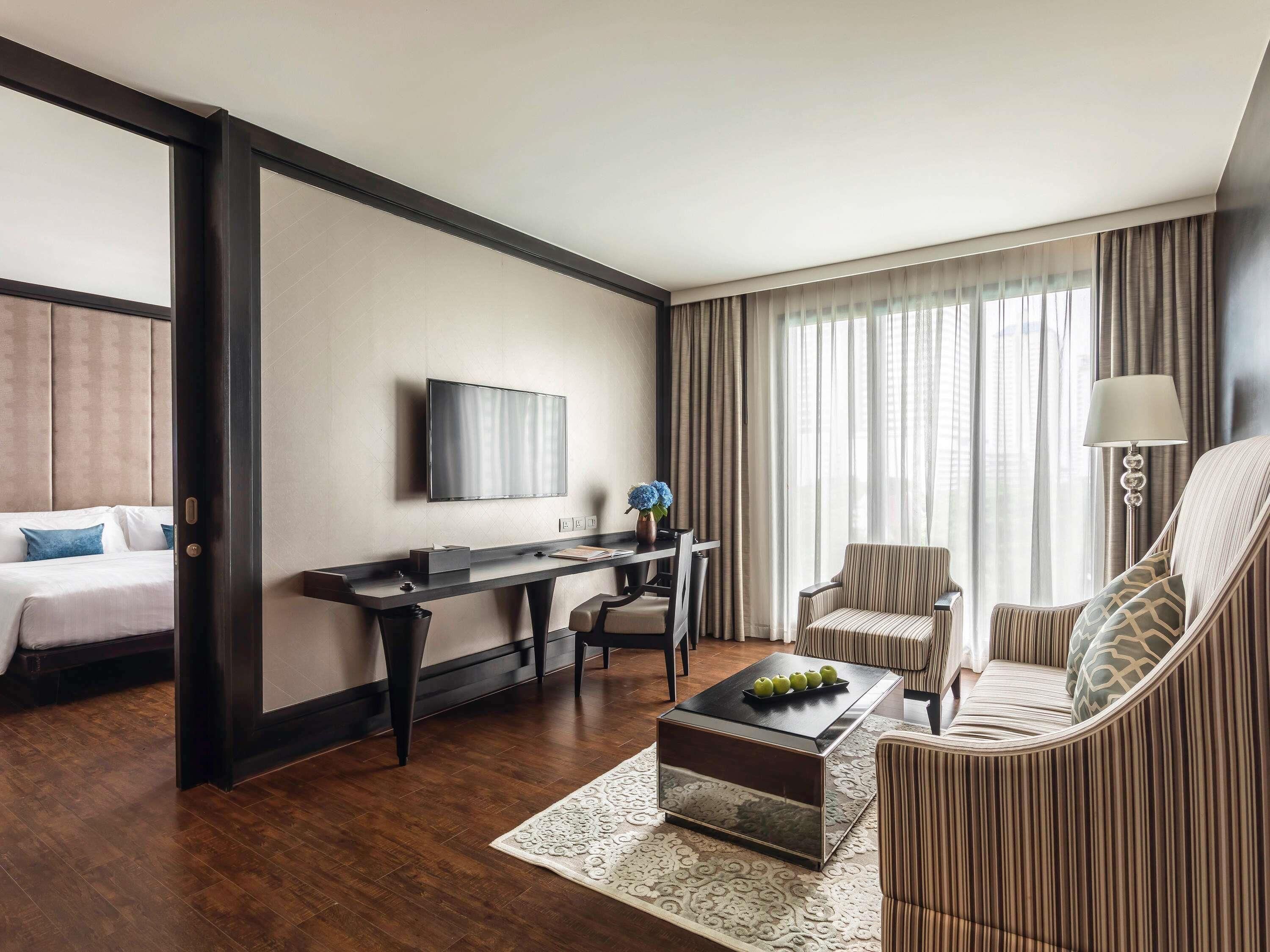 Executive-Suite, 1 King-Bett | Hochwertige Bettwaren, Zimmersafe, Schreibtisch
