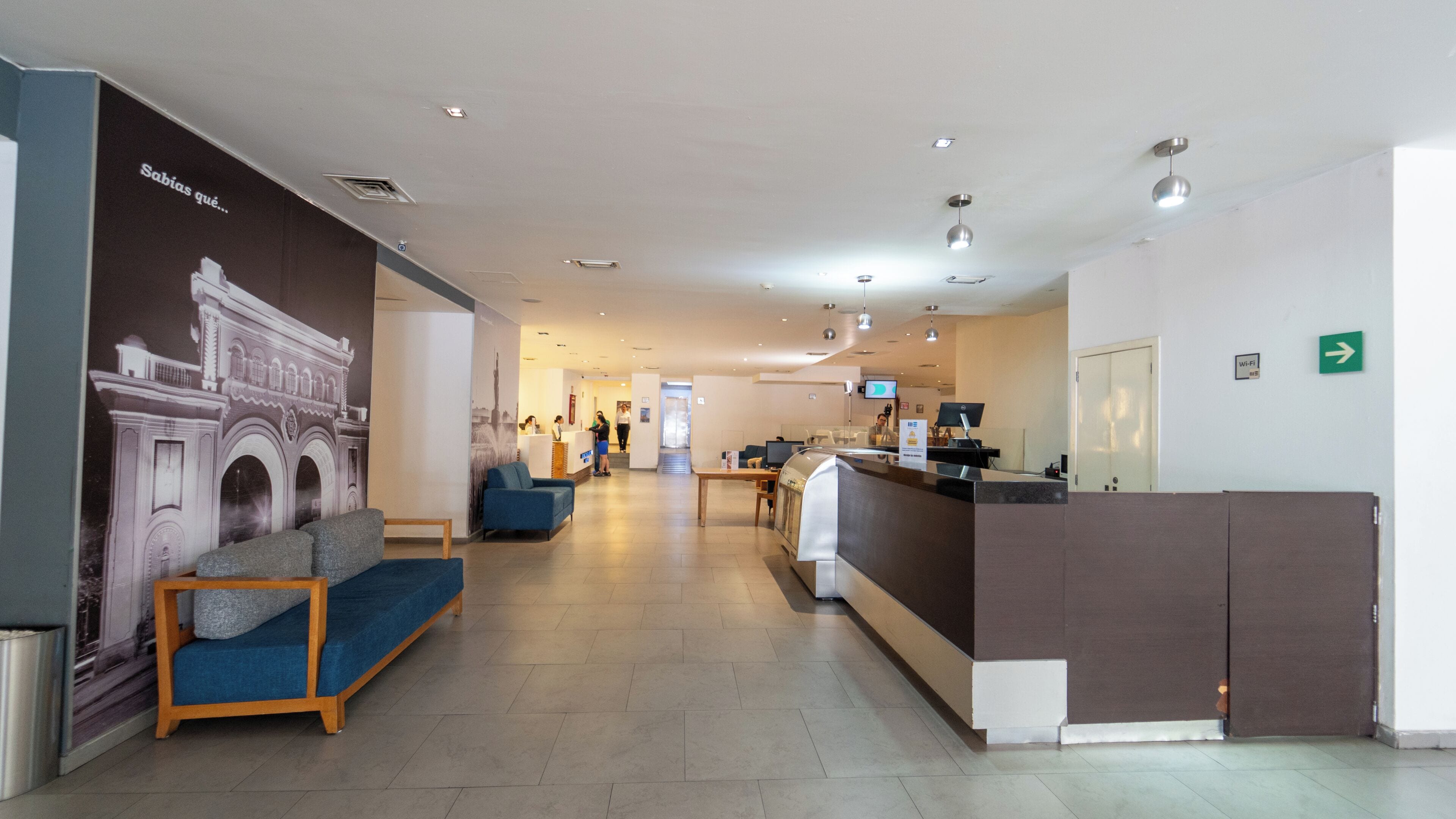 Interior entrance