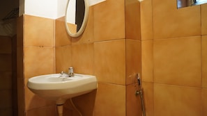 Family Room, Balcony, Garden View | Bathroom | Shower, towels, soap, toilet paper