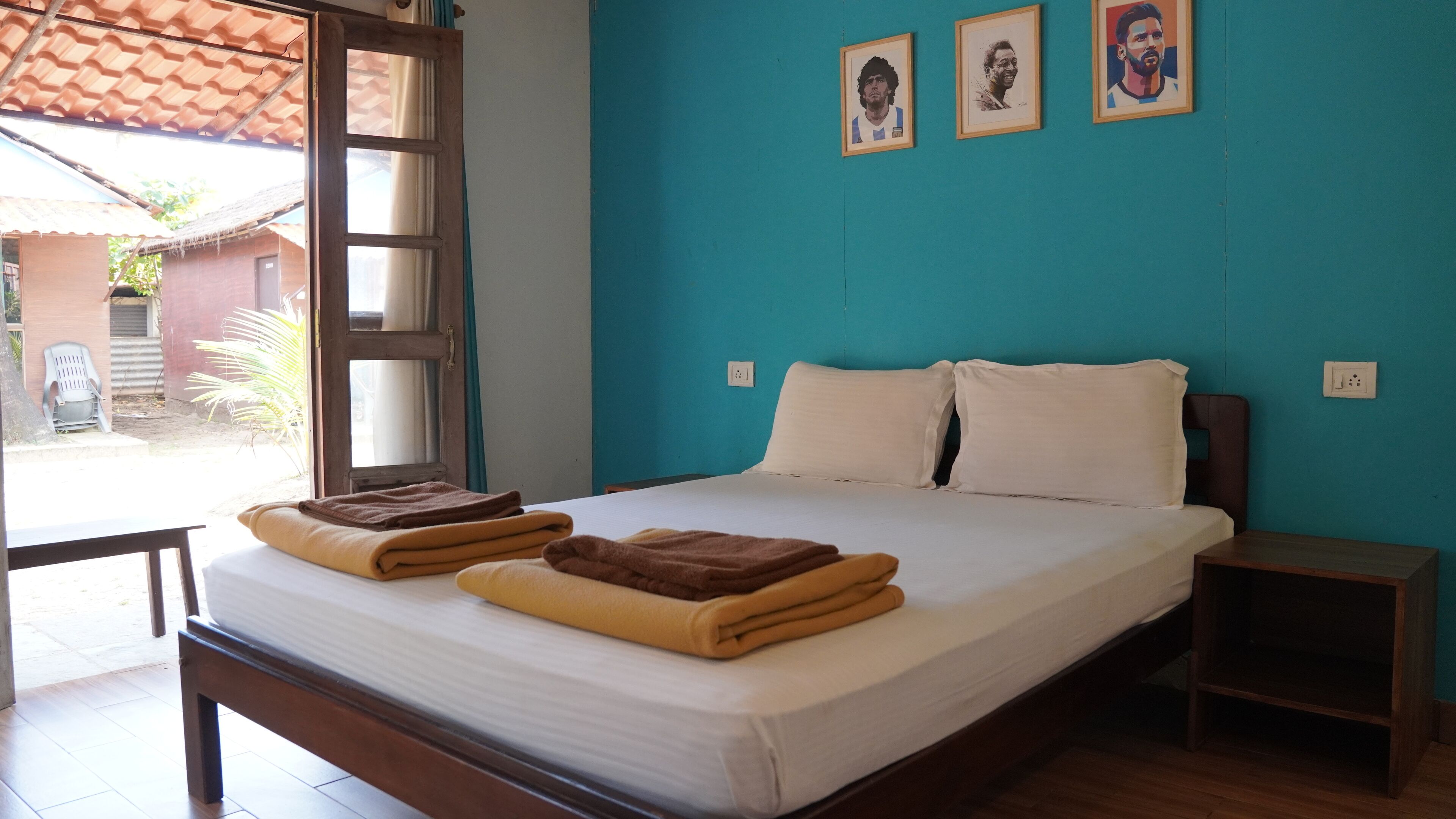 Economy Double Room, Balcony, Garden View | Laptop workspace, free WiFi