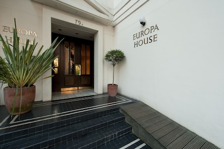 Front of property. Europa House Apartments