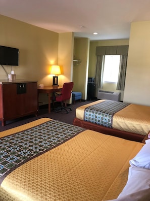 Free WiFi, bed sheets, alarm clocks