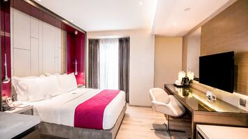 Minibar, in-room safe, desk, rollaway beds