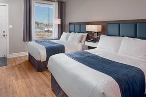 Standard Room, 2 Double Beds, Harbor View, Ground Floor | Desk, free WiFi, bed sheets