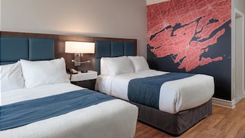 Chambre Standard, 2 grands lits, rez-de-chaussée