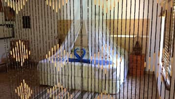 Suíte, 1 cama King | 1 quarto, roupas de cama premium, escrivaninha, roupa de cama