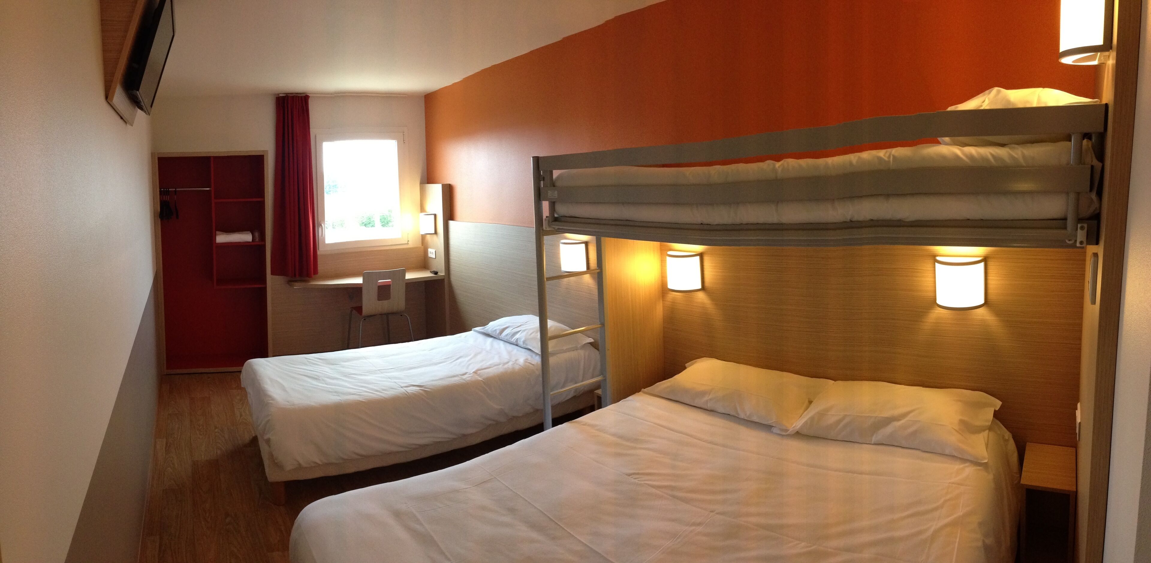 standard room, multiple beds | desk, laptop workspace, blackout curtains, soundproofing