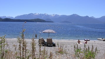 Beach nearby, white sand
