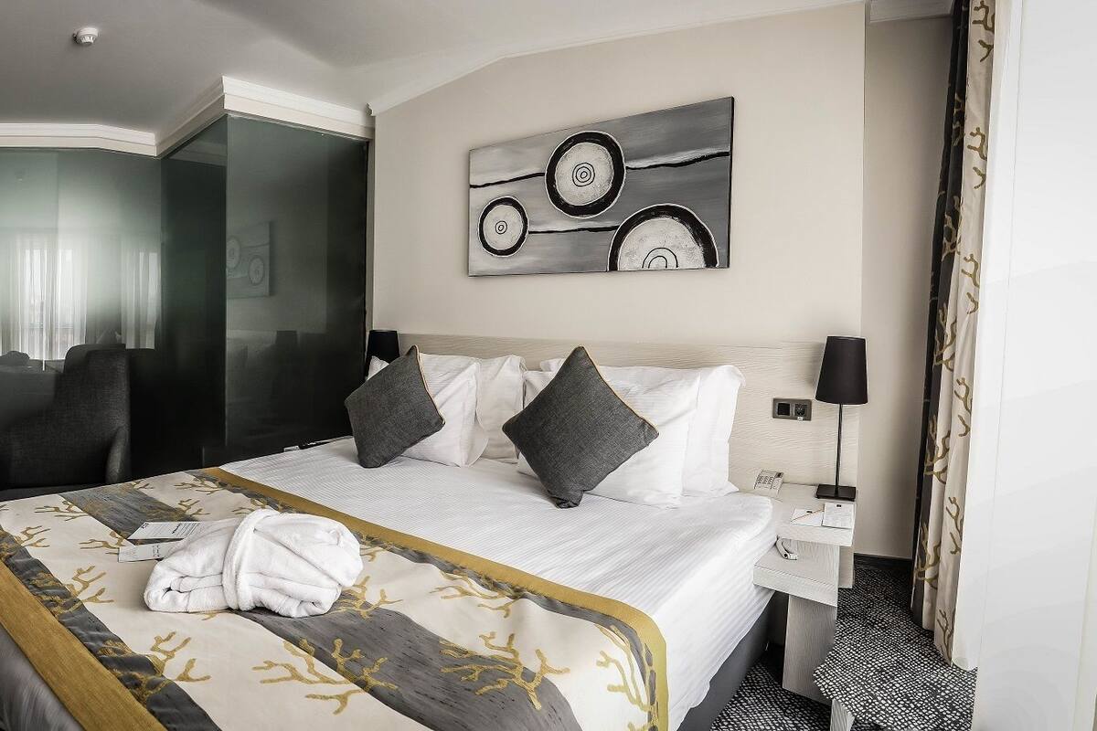 Economy Double Room, 1 Bedroom, Smoking | Premium bedding, minibar, in-room safe, iron/ironing board