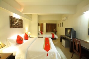 Sengetøy av topp kvalitet, safe på rommet og wi-fi (inkludert)