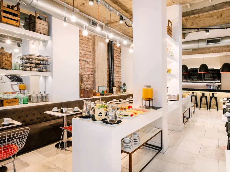 Free daily buffet breakfast